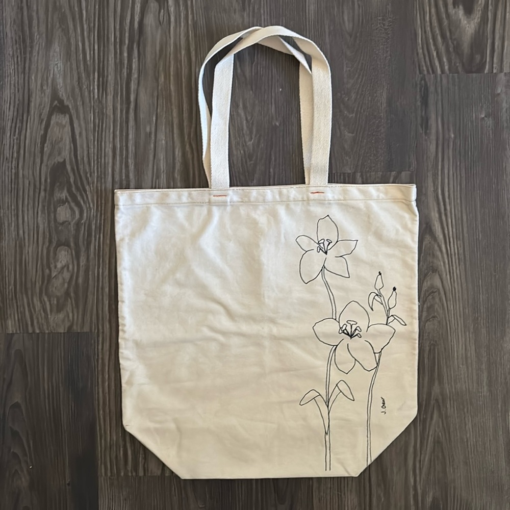 J. Crew Canvas Tote Bag - 100% cotton
